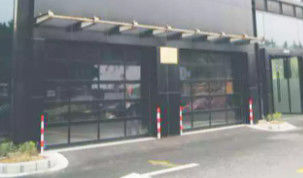 Water Tight Class 3 Modern Design Soundproof Aluminum Alloy Glass Sectional Garage Door