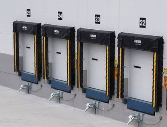 Customized Color Adjustable Loading System Dock Door Shelter For Industrial Made Of PVC Plastic Rubber Material