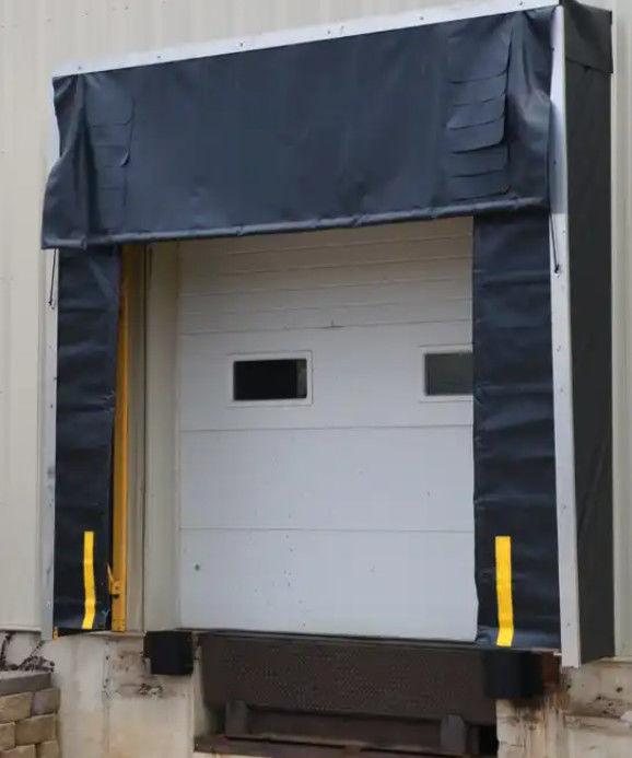 Finished Adjustable Loading System Dock Door Shelter For Industrial Finished Industrial Position Finished