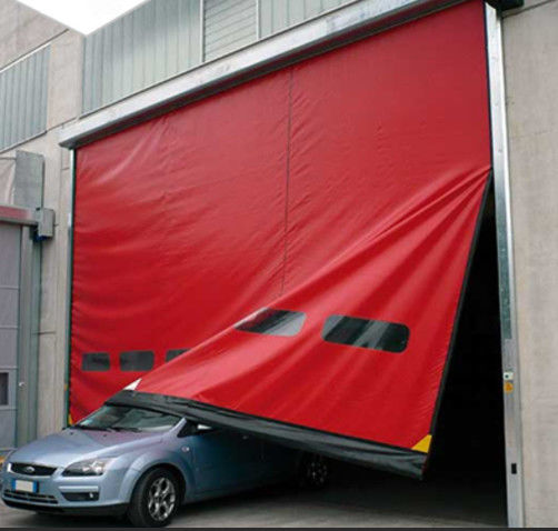Noiseproofed Rapid Roller Doors with Thermal Insulation Warehouse Fast Repair High Speed Zipper PVC Door