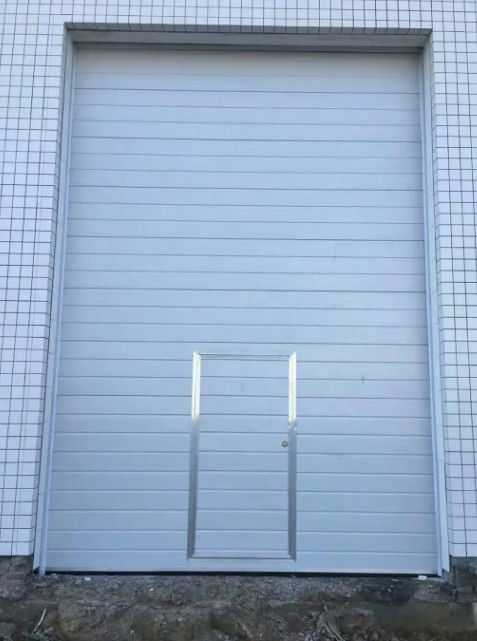 Aluminum Threshold Sectional Overhead Door 50mm-80mm Thickness Insulated Custom Insulated Flap Vertical Lift Panel Used