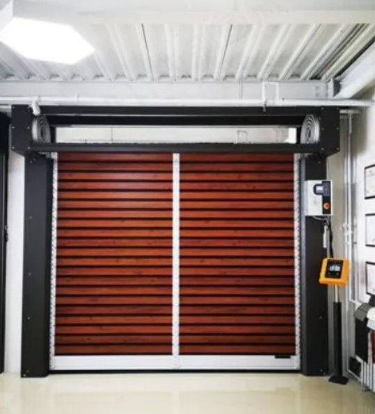 Industry Warehouse Rapid Insulated Aluminum Transparent High Speed Spiral Door Safety Efficiency Opening Speed 0.8m/s for Fast-Paced Environments