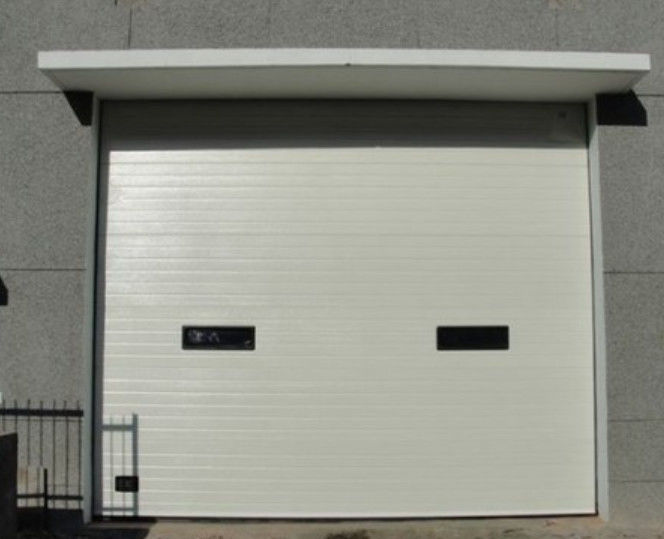 Flat Or Contoured Panel Design Insulated Sectional Garage Door Commercial For Mall 50mm-80mm Thickness Industrial Vertical Lift Door