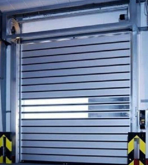 Steel Automatic Roller Door 50mm-80mm Thickness Insulated Sectional Garage Door Commercial With Flat Or Contoured Panel Design