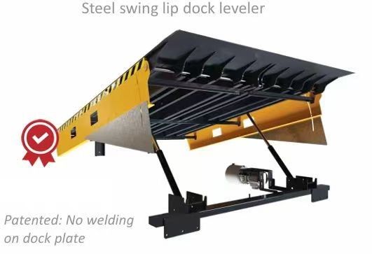Dock Door Levelers Workshop Automatic Dock Plate 25000-40000LBS Safe Design Foot Pedal Control