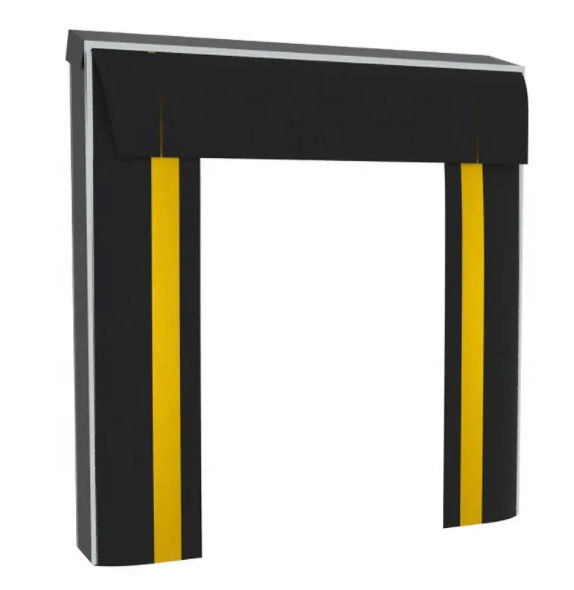 Low Maintenance PVC Plastic Rubber Adjustable Loading System Dock Door Shelter For Loading Convenience