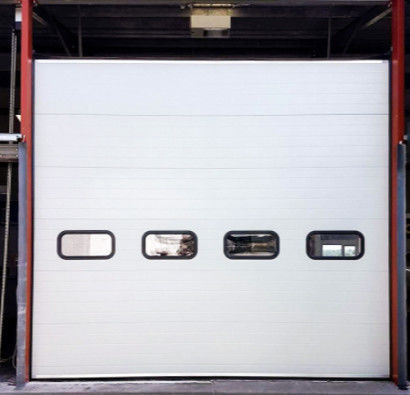 Weather Resistant Automatic Formed Commercial Sectional Overhead Doors For Fire Station