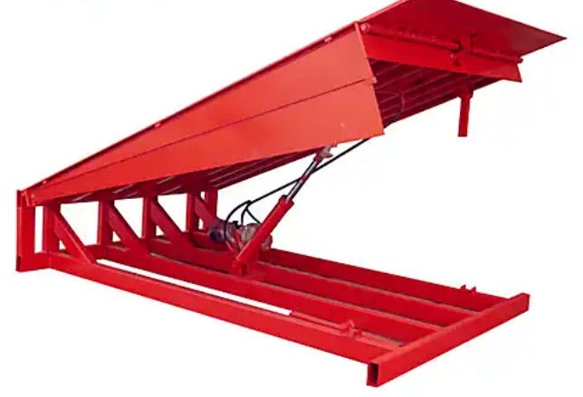 Safety Chains Workshop Automatic Dock Plate Dock Door Levelers 25000-40000LBS Safe Design For Loading