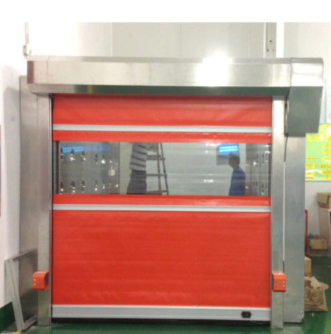 High Speed PVC Roll Up Rapid Shutter Door 304 Stainless Steel Modern Insulated Fast Operation