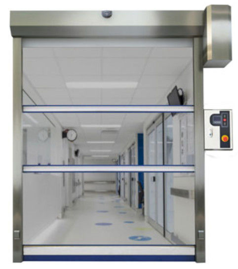Low Maintenance Weather Resistance High Speed PVC Roll Up Rapid Shutter Door 304 Stainless Steel