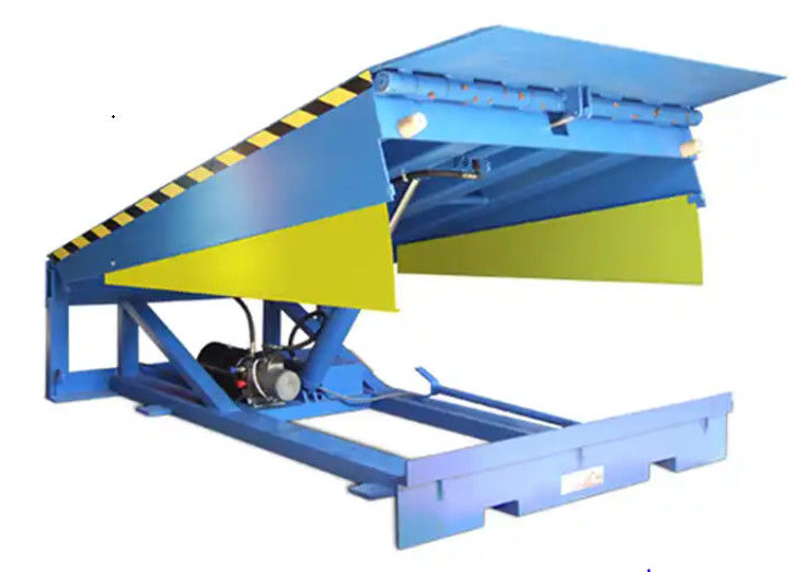 Electric Workshop Automatic Dock Plate Dock Door Levelers 25000-40000LBS Safe Design Powder Coated