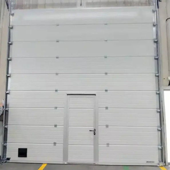 Modern Aluminum Insulated Sectional Overhead Warehouse Door Industrial Garage Automatic Open Style Remote Control Finished