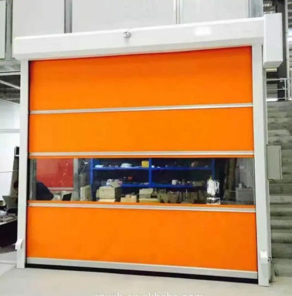 DESEO Automatic Garage Low Maintenance High Speed PVC Roll Up Rapid Shutter Door 304 Stainless Steel Material