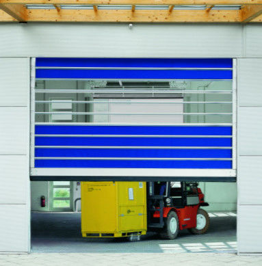 Aluminum Transparent High Speed Spiral Door Safety and Efficiency for Wind Resistance ≤2.0KN/m2 in Any Temperature