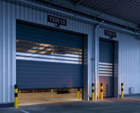Efficiency Safety Efficiency Aluminum Transparent High Speed Spiral Door Opening Speed 0.8m/s Power Supply 220V/50HZ