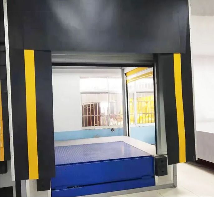 OEM Wholesale Industrial Style Outdoor Waterproof Excellent Weather Resistance Industrial Adjustable Inflatable Insulated Airtight Sealed Dock Shelter Flexible and Durable