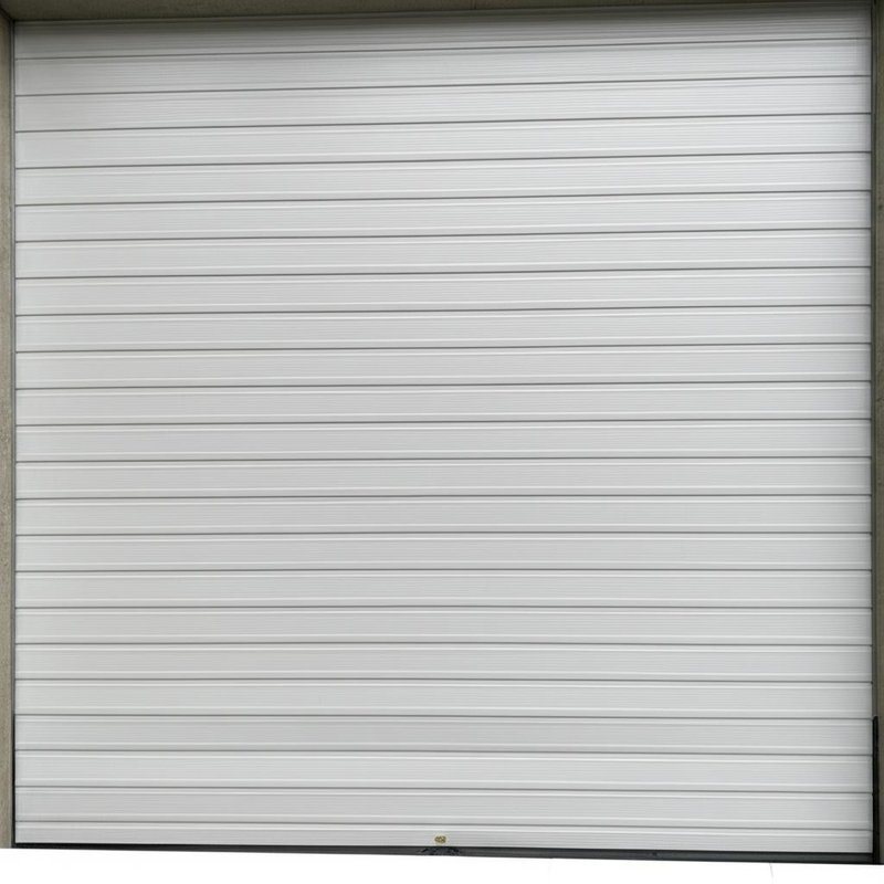Customized White Sectional Overhead Door 50mm-80mm Thickness Insulated Sectional Garage Door Commercial Sectional Doors