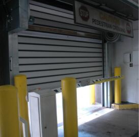 Noise Reduction High Security High Speed PVC Roll Up Rapid Shutter Door 304 Stainless Steel Material Ideal for Industrial Applications