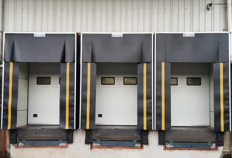 Galvanized Steel Liner Adjustable Loading System dock door shelter Customize Soundproof Industrial Mechanical Dock Seal Loading Shelter