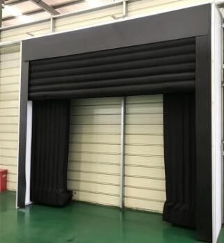 Anti Finger Protection Inflatable Dock Shelter  For Logistics Warehouse /  Loading Bays