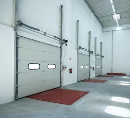 650N/M2 Wind Pressure Industrial Sectional Doors , Sectional Overhead Garage Door