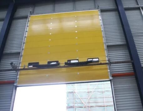 Finished Insulated Sectional Overhead Doors Remote Electrical / Manual Control