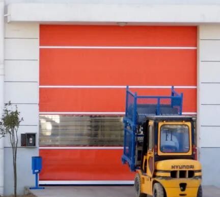 Stainless Steel Pvc Rapid Roller Doors Automation Shutter 220V Motor Operate