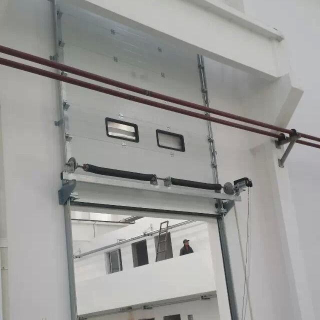 Electric Remote Overhead Sectional Door Panel For Logistic Park