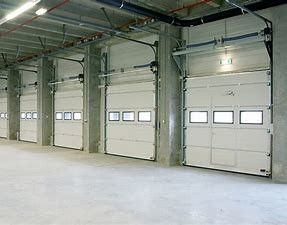 Insulated Sectional Garage Doors For House 2.0mm Thickness Overhead Door Panel