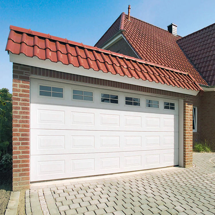 Wuxi DESEO Wholesale price house villa exterior garage doors design automatic steel plate insulated