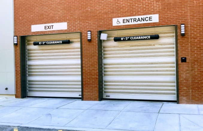 Industrial High Speed Spiral Roll Up Doors Heavy Duty 3Phase 380V ...