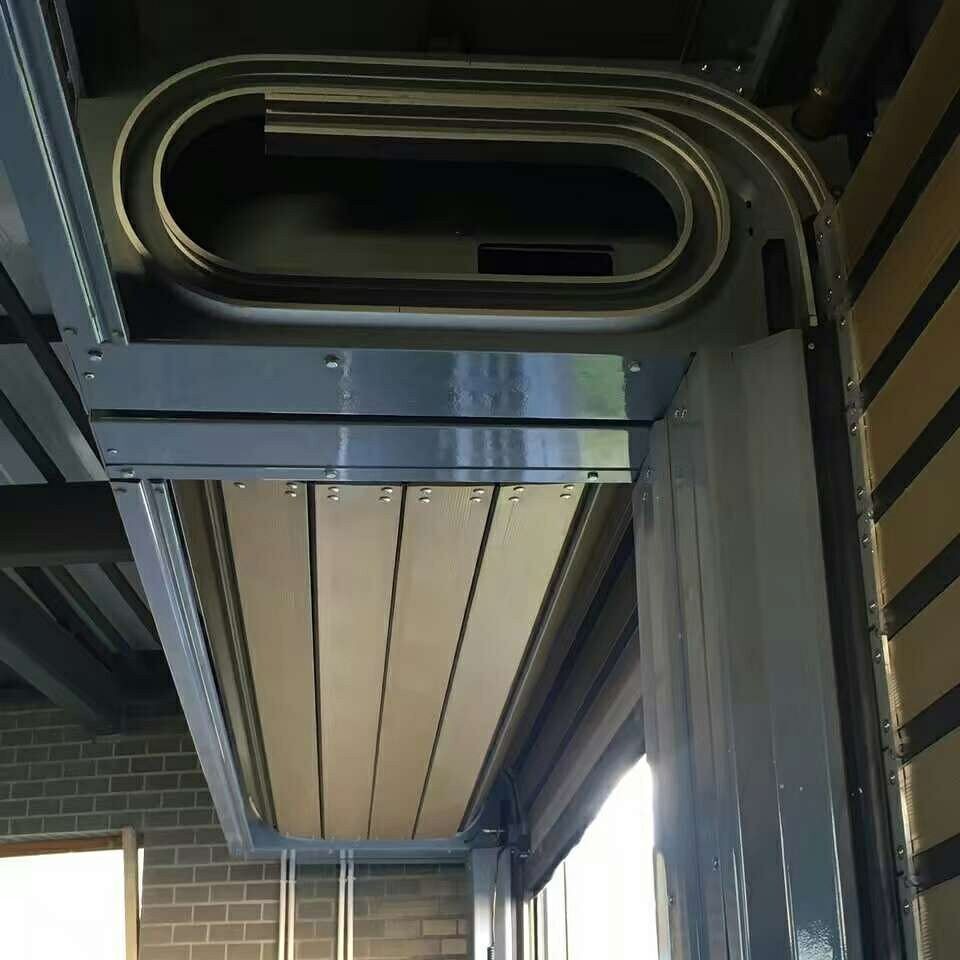 Industrial High Speed Roll Up Doors High Speed Spiral Door Metal Roller Shutter Door widely used 