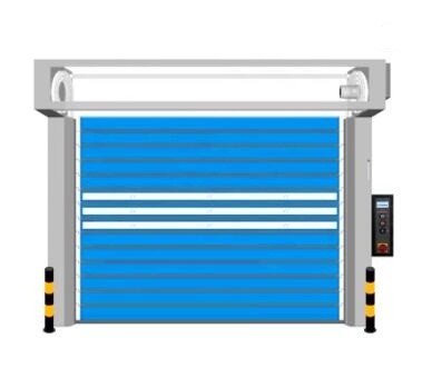 Custom Industrial Roll Up Door , Roller Shutter Door Wide Range Opening